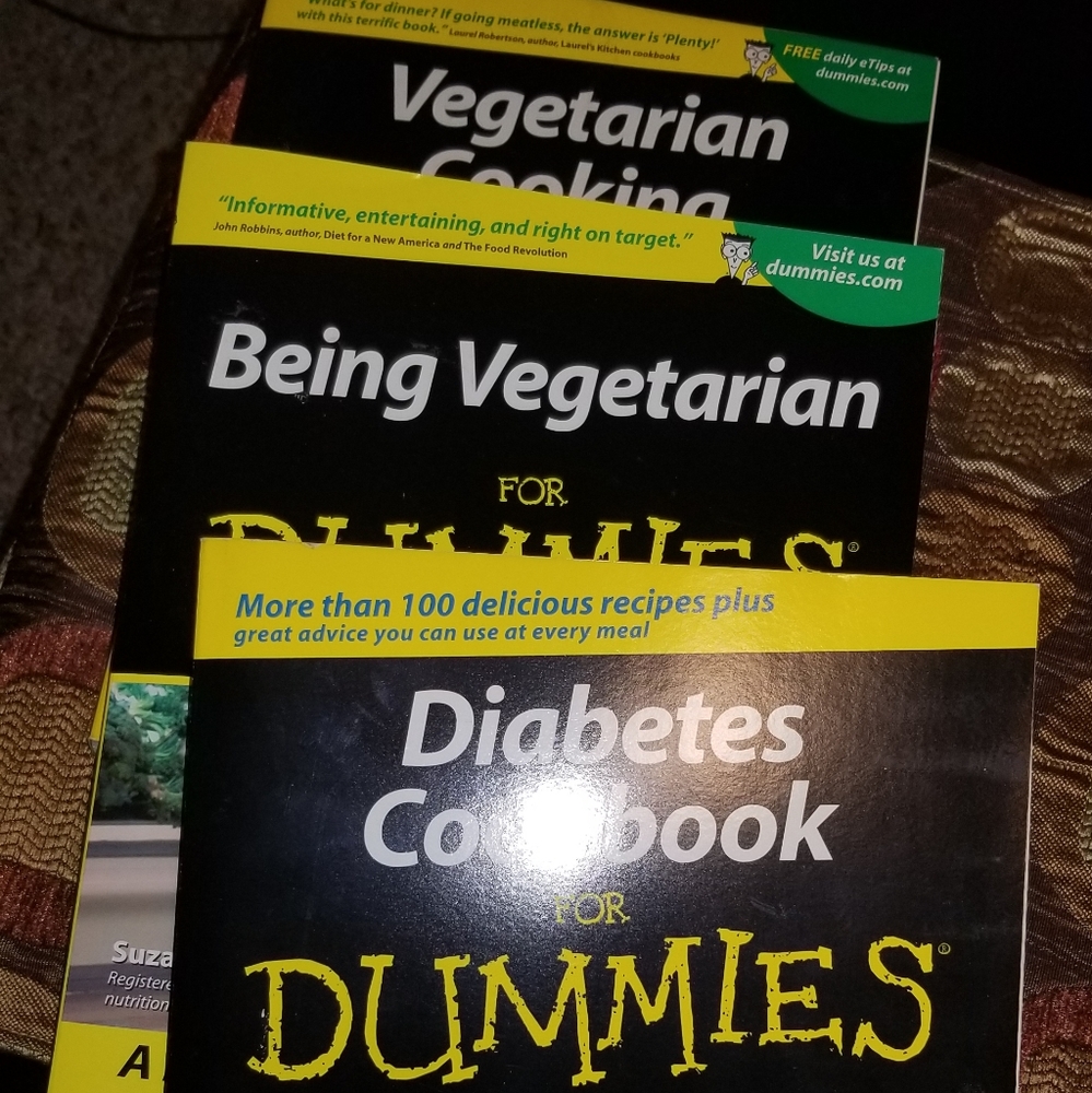 Lot of 3 "...For Dummies" Cook/Lifestyle Books